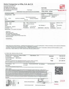 FACTURA
