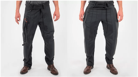 Pantalones con bolsas de aire para motociclistas