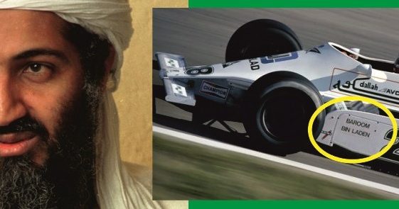 Osama Bin Laden patrocinador de la F1