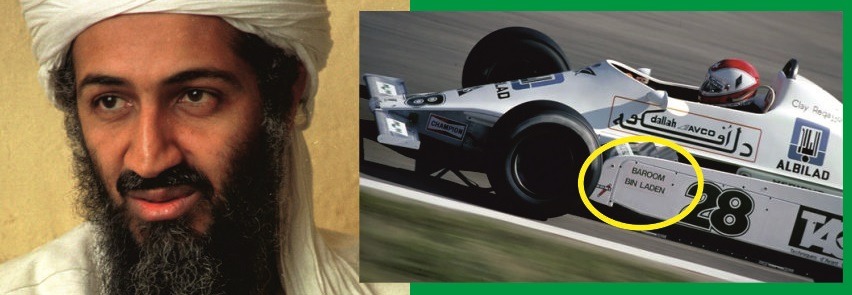 Osama Bin Laden patrocinador de la F1