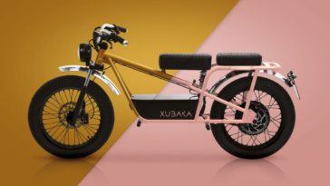 Xubaka una moto eléctrica con un peculiar diseño