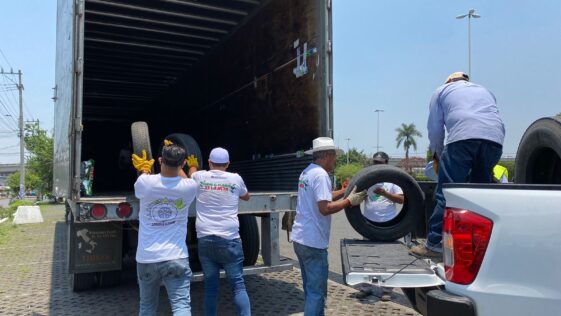 Bridgestone recolecta más de 220 toneladas de llantas de desecho