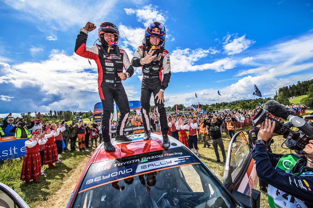 Rovanperä gana Rally de Estonia con su TOYOTA GAZOO Racing
