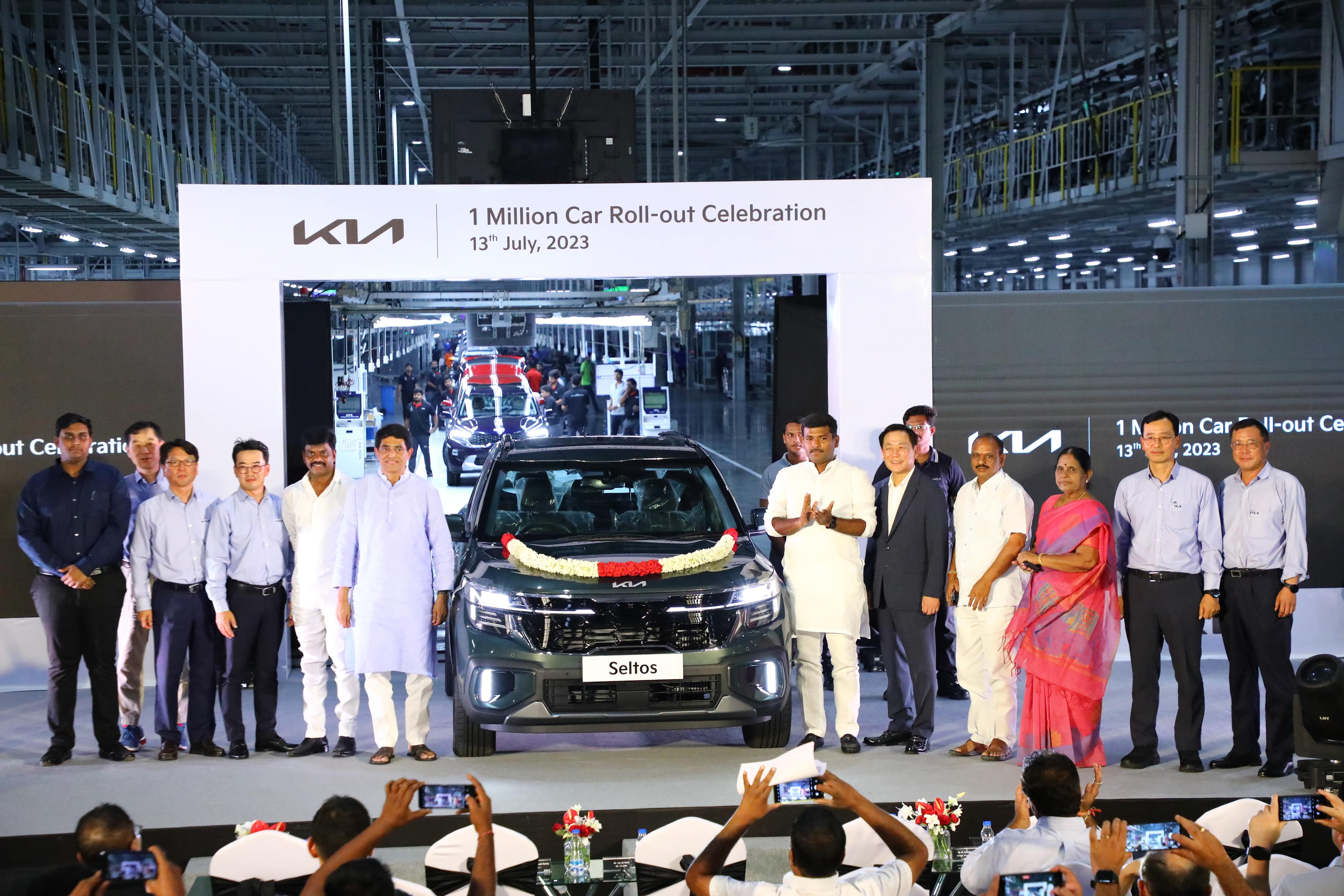 Kia India celebra 1 millón de unidades de producción