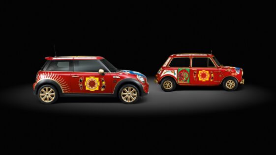 BMW recordó a los Beatles con el Mini clásico de Harrison