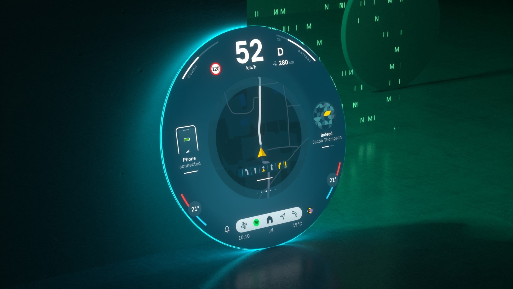 MINI anuncia su nueva pantalla OLED redonda