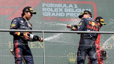 Max Verstappen gana el GP de Bélgica; Checo Pérez queda en 2° lugar