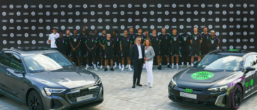 Jugadores del Bayern de Múnich reciben autos eléctricos de Audi