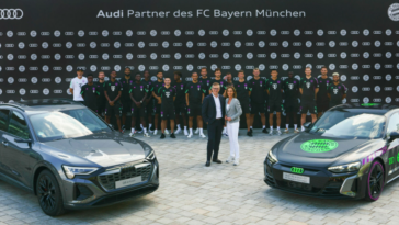 Jugadores del Bayern de Múnich reciben autos eléctricos de Audi
